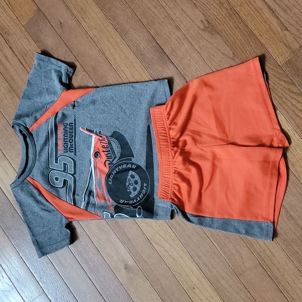 Lightning McQueen 4T shorts set